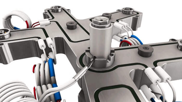 manifold of hot runer system