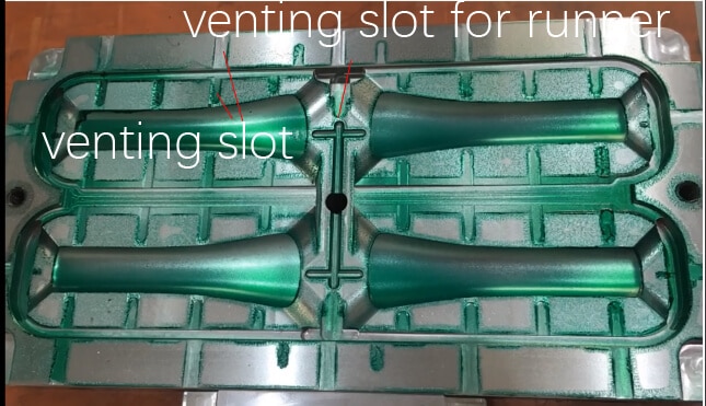 plastic mold vent slot