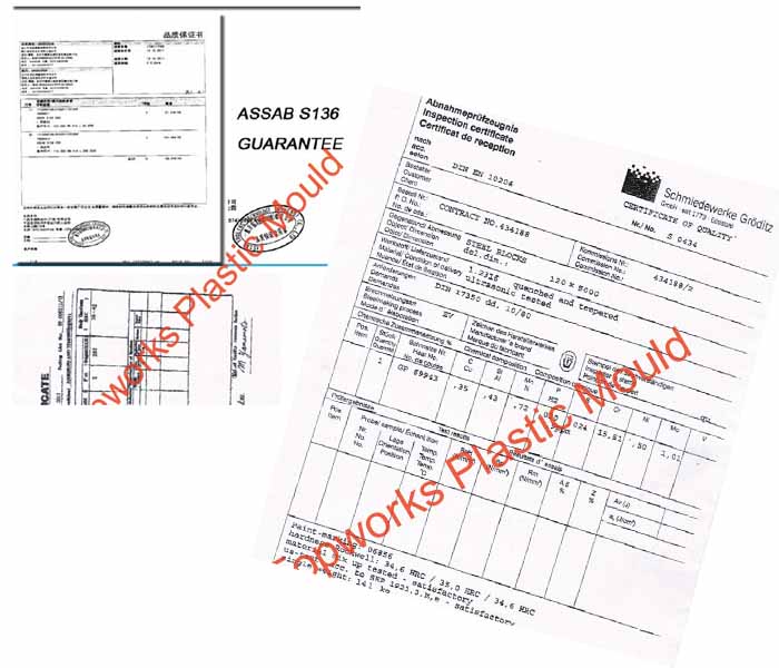 Steel material report verification