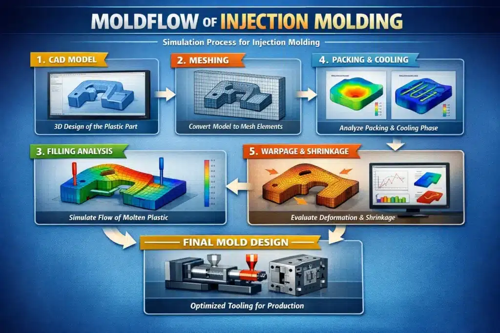 moldflow of injection molding