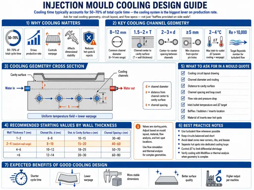injection molding cooling design