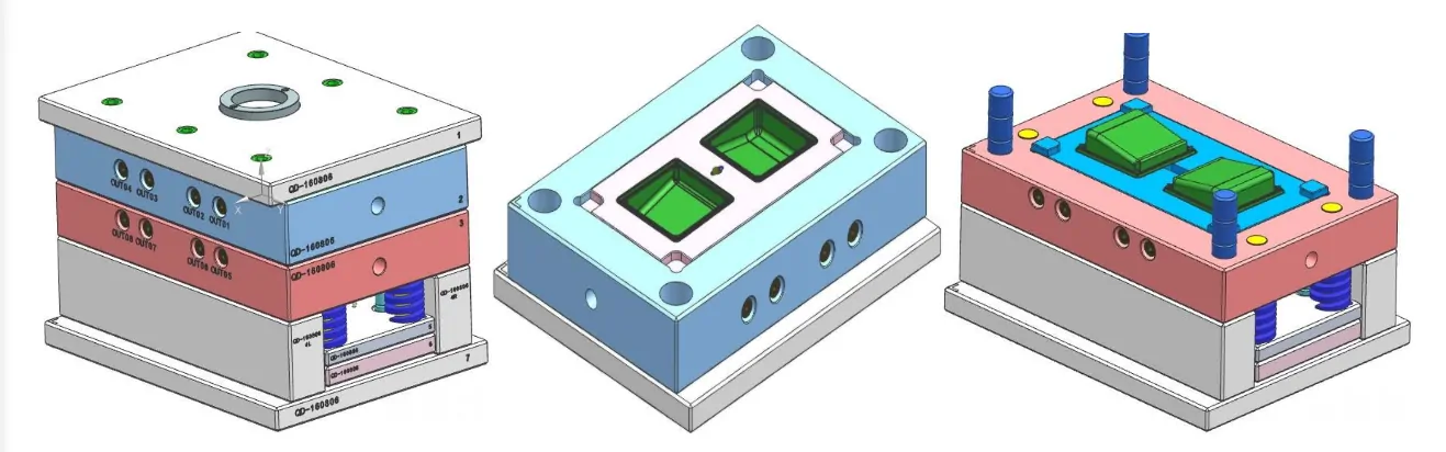 Mold assembly view